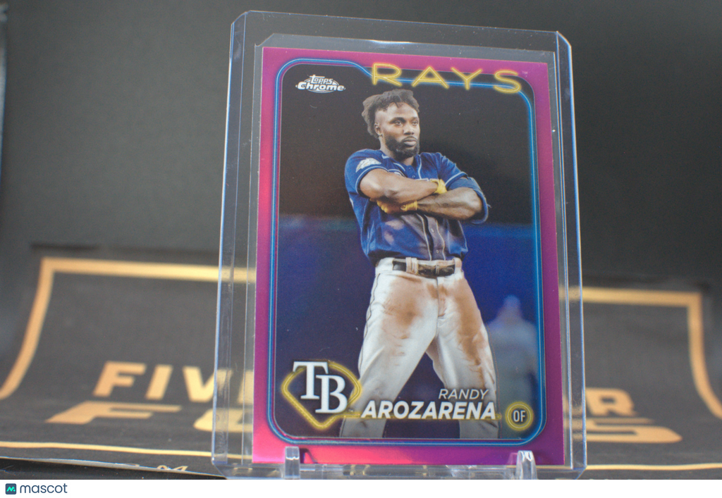 2024 Topps Chrome : Randy Arozarena [Pink Refractor] #153 **Free Shipping @ $10+