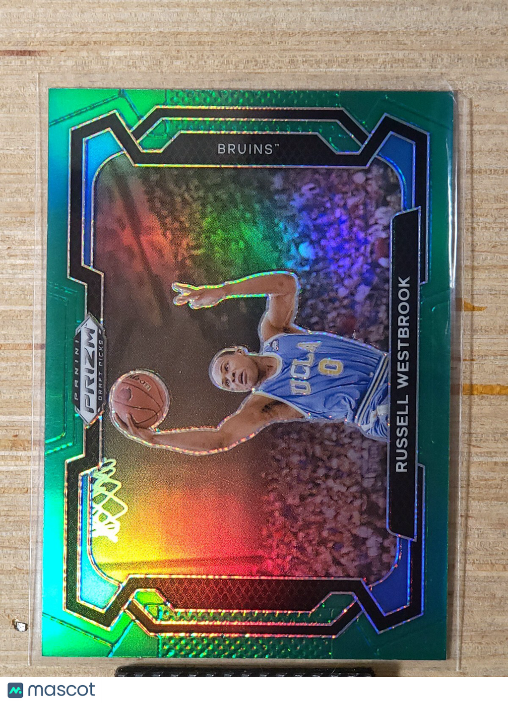 2024 Panini Prizm Draft Picks 47 Green Variation Russel Westbrook