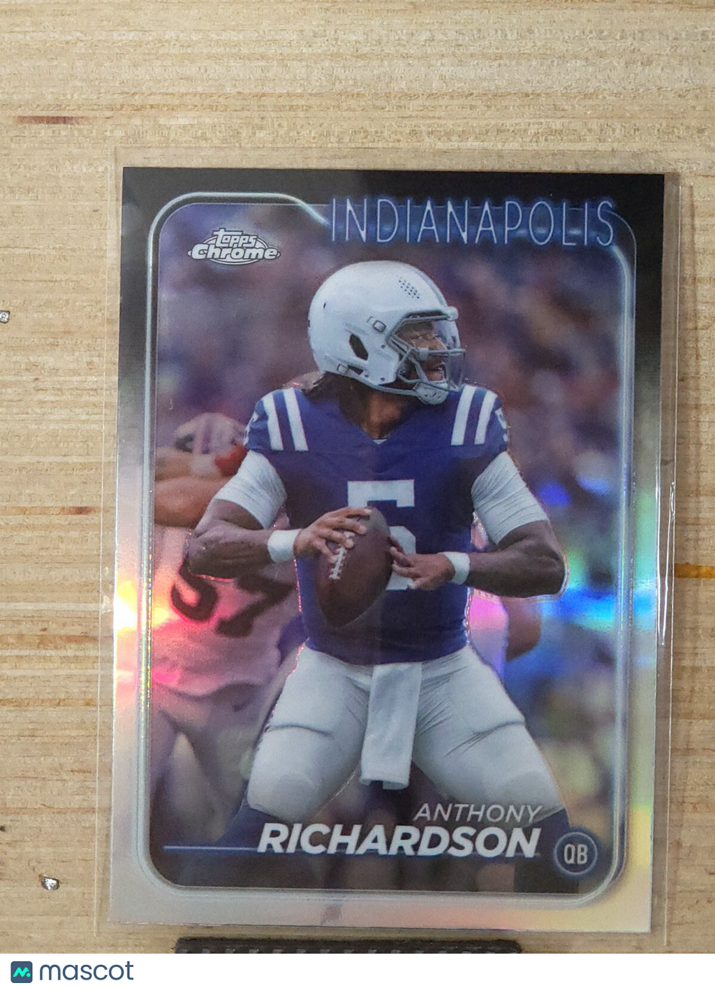 2024 Topps Chrome Football 85 Anthony Richardson Refractor