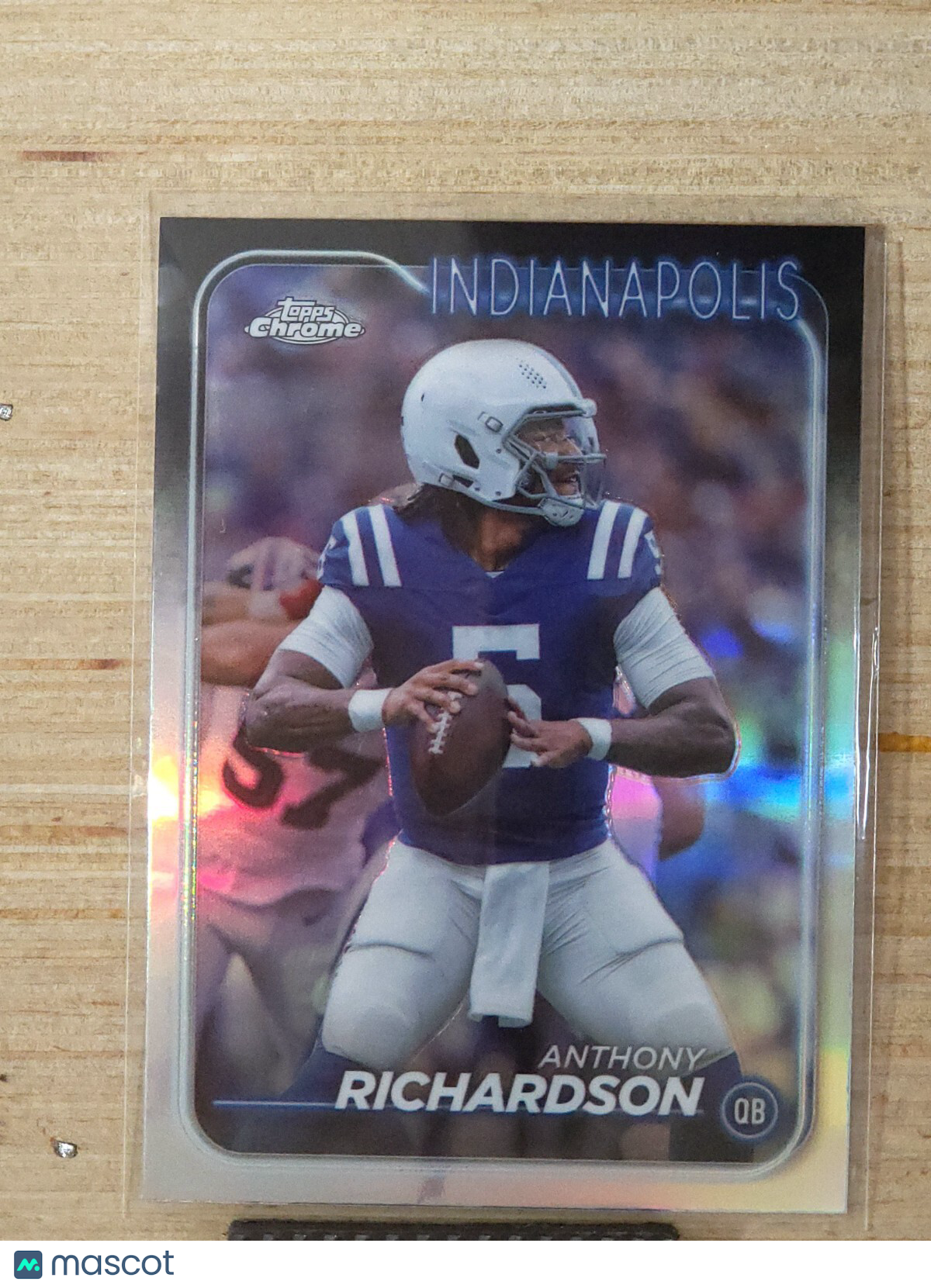2024 Topps Chrome Football 85 Anthony Richardson Refractor