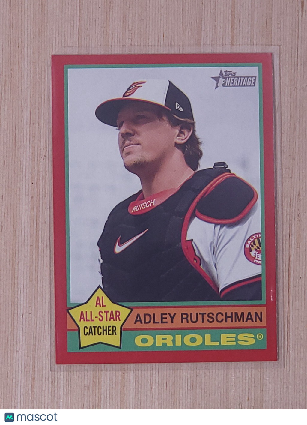 2025 Topps Heritage - Red Border Adley Rutschman #294