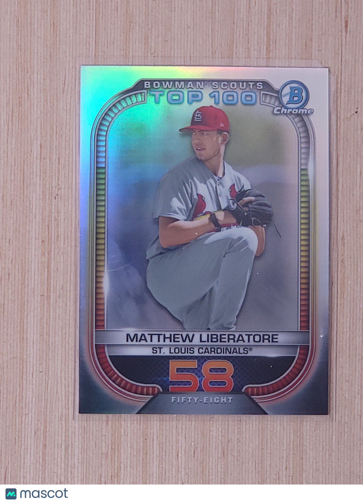 2021 Bowman - Bowman Scouts Top 100 Matthew Liberatore #BTP-58 (RC)