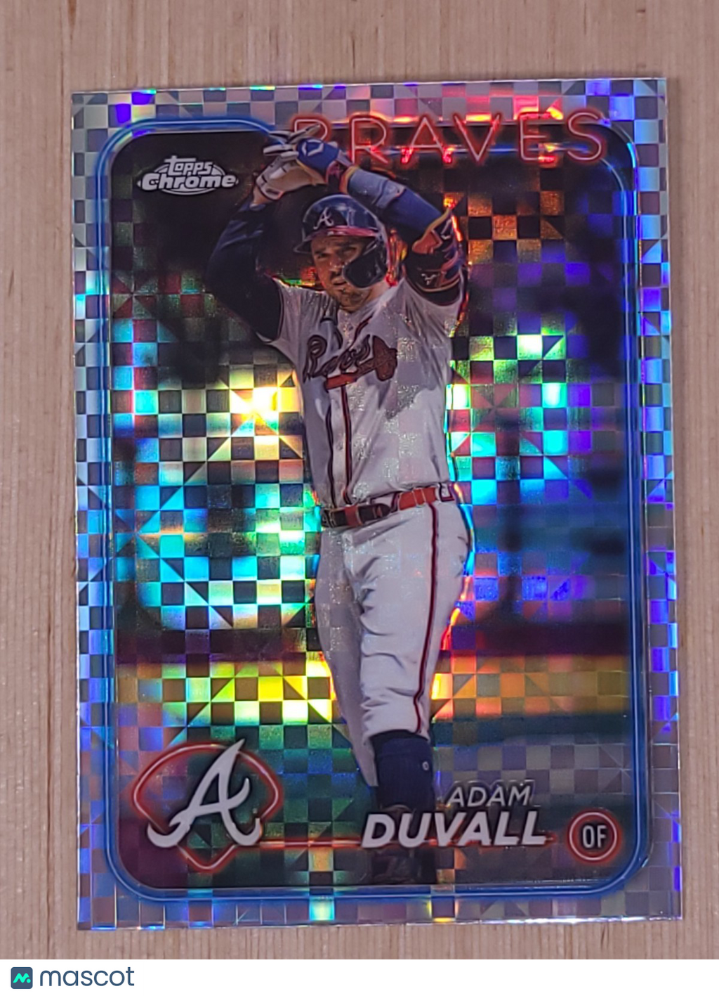 2024 Topps Chrome Update Series - Adam Duvall #USC165 X-Fractor