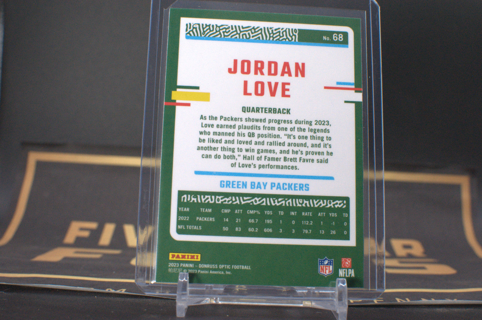 2023 Panini Donruss Optic Jordan Love #68 **Free Shipping @ $10+**