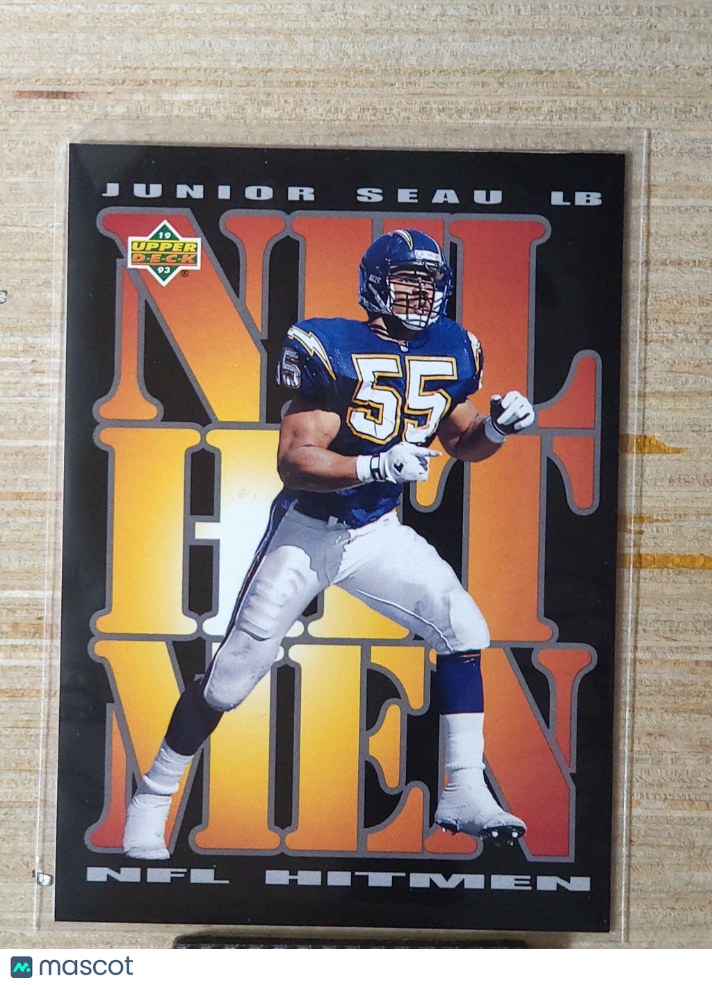 1993 Upper Deck - NFL Hitmen Junior Seau #57