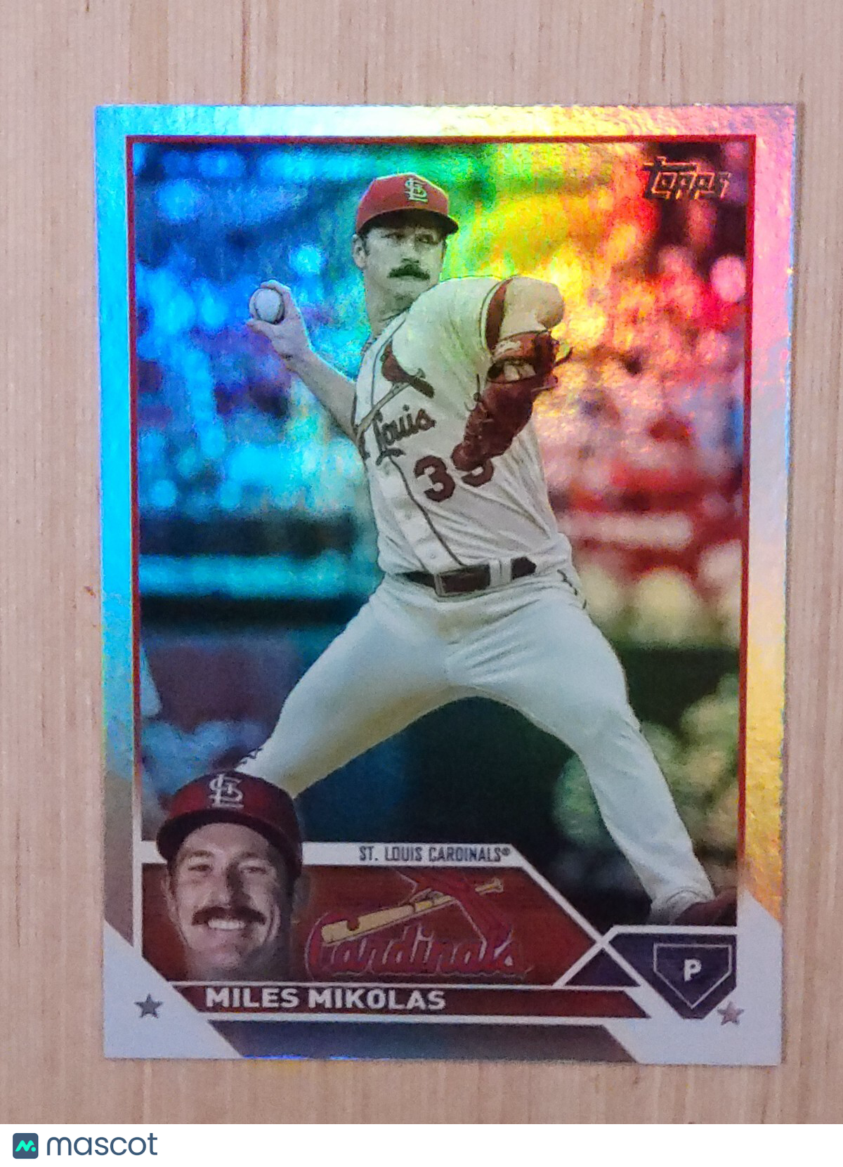 2023 Topps Series 2 - Miles Mikolas #548 Rainbow Foil