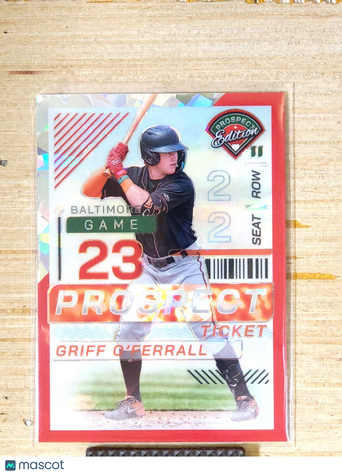 2024 Panini Prospect Edition #148 Griff O'Ferrall Red Ice