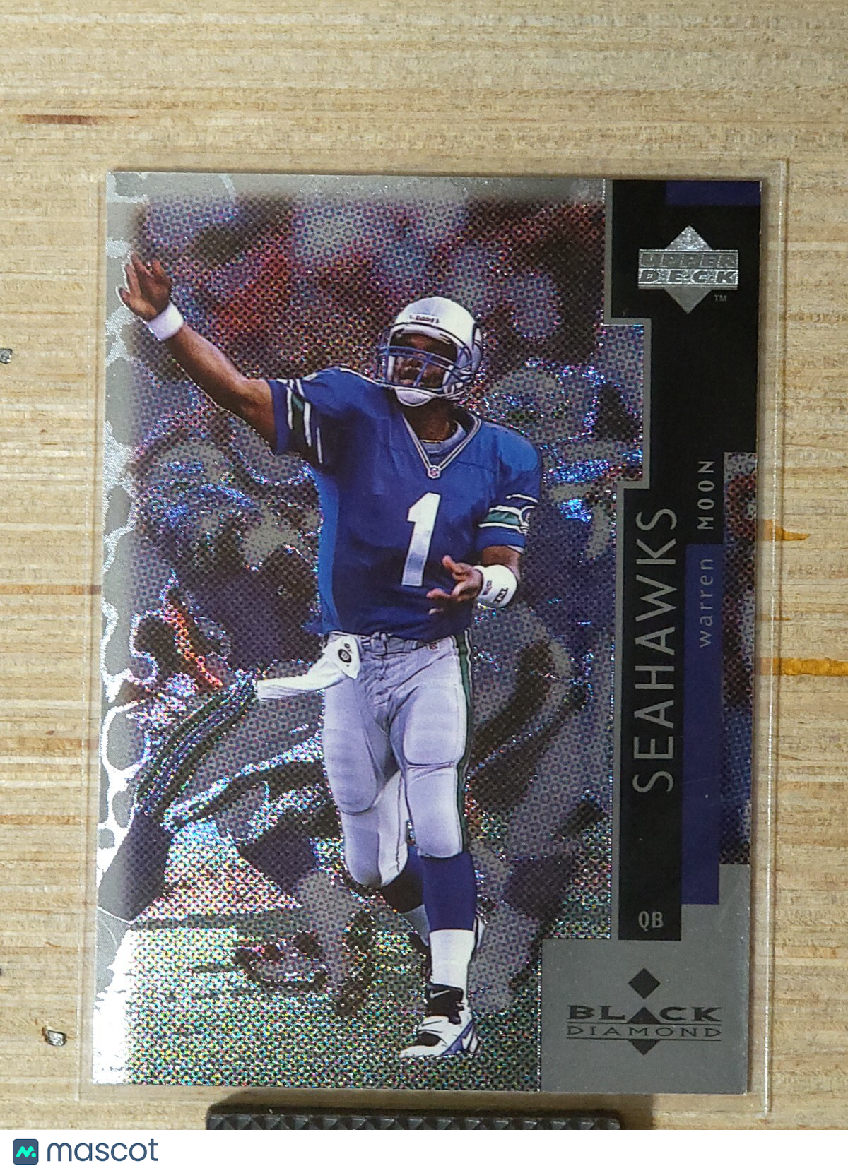 1998 Upper Deck Black Diamond Football Warren Moon #76