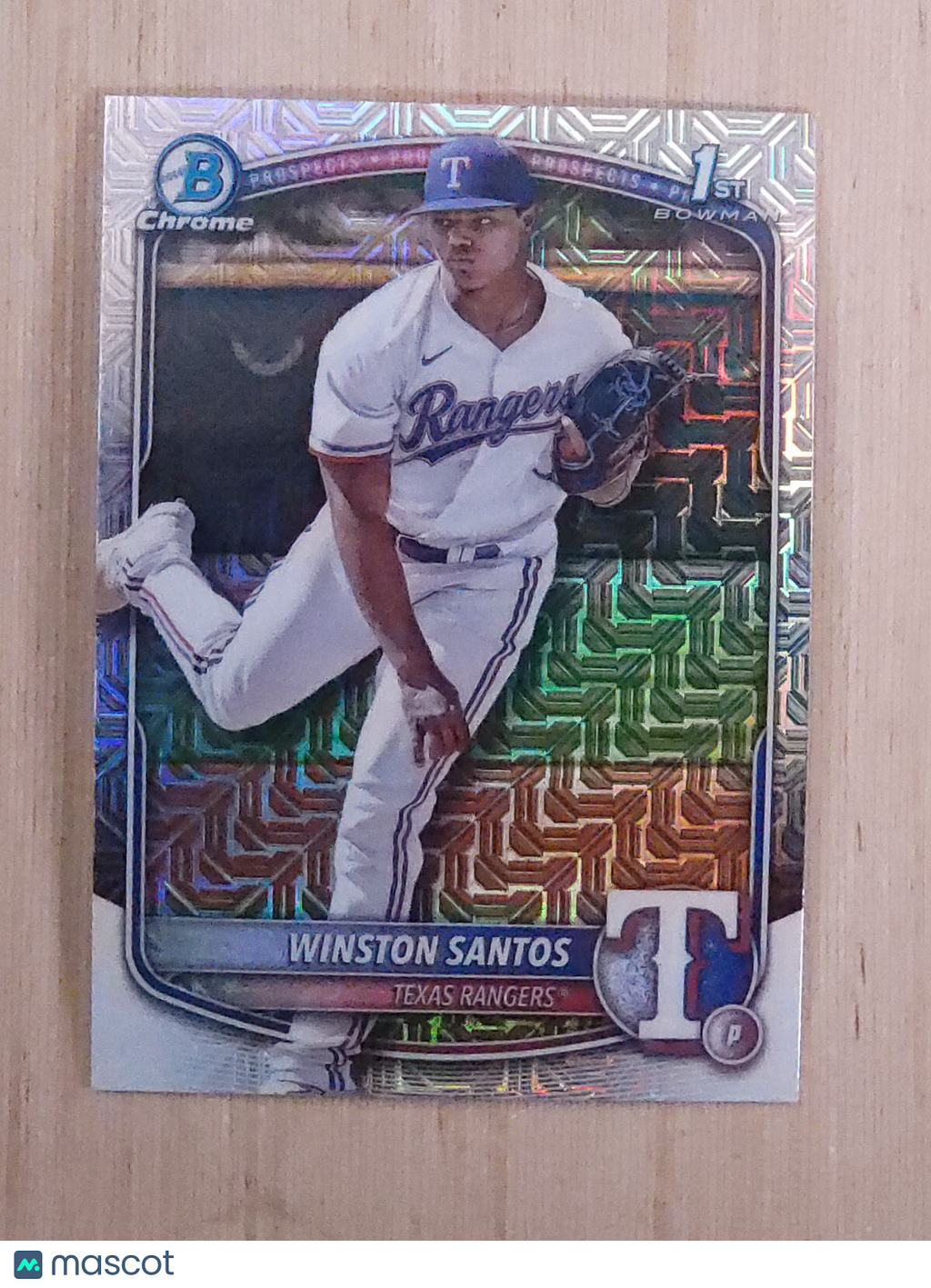 2025 Bowman - Chrome Prospects Winston Santos #BCP-121  Mega box Mojo