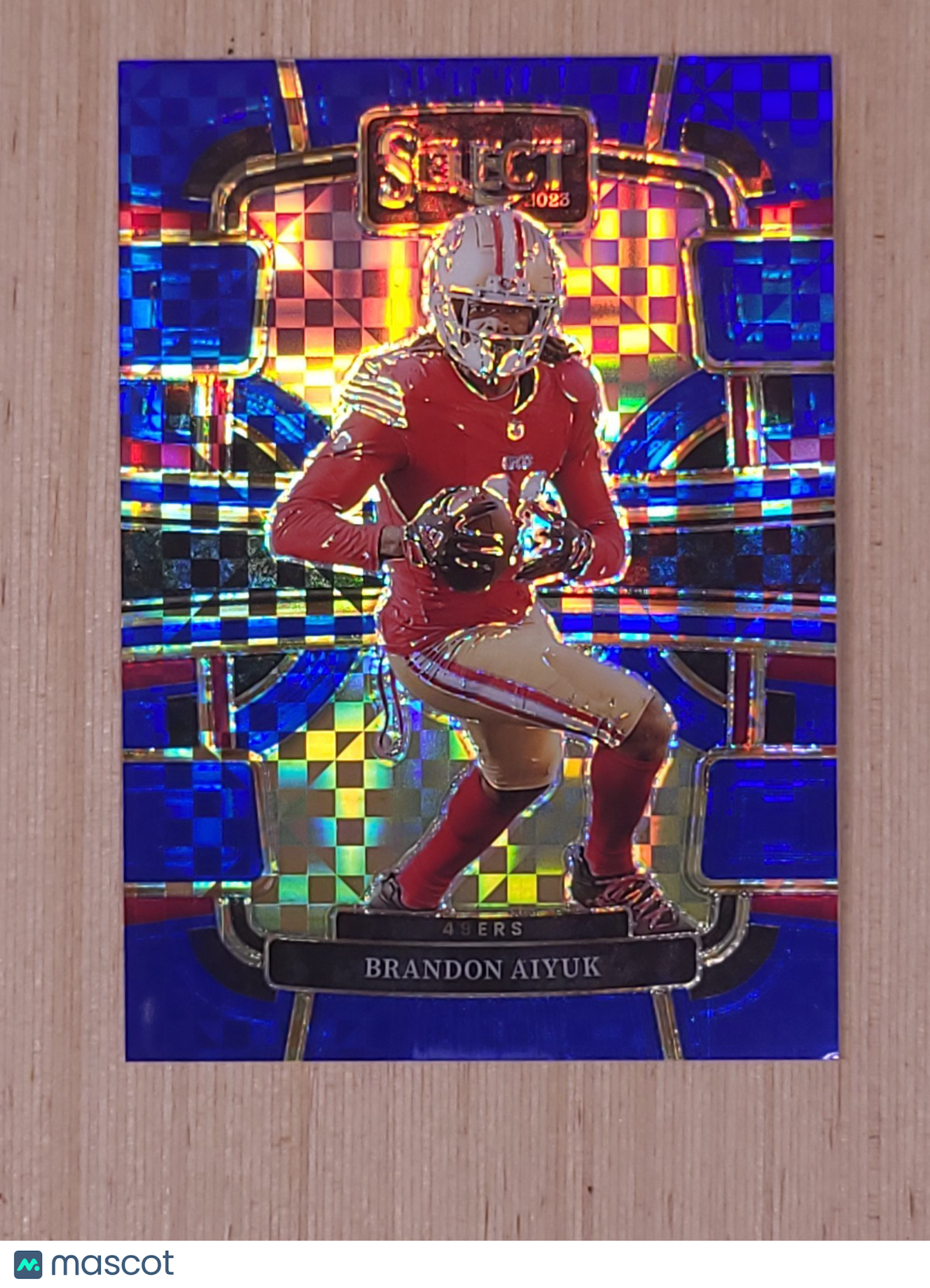 2023 Panini Select - Concourse Brandon Aiyuk #89 Blue Prizm /199