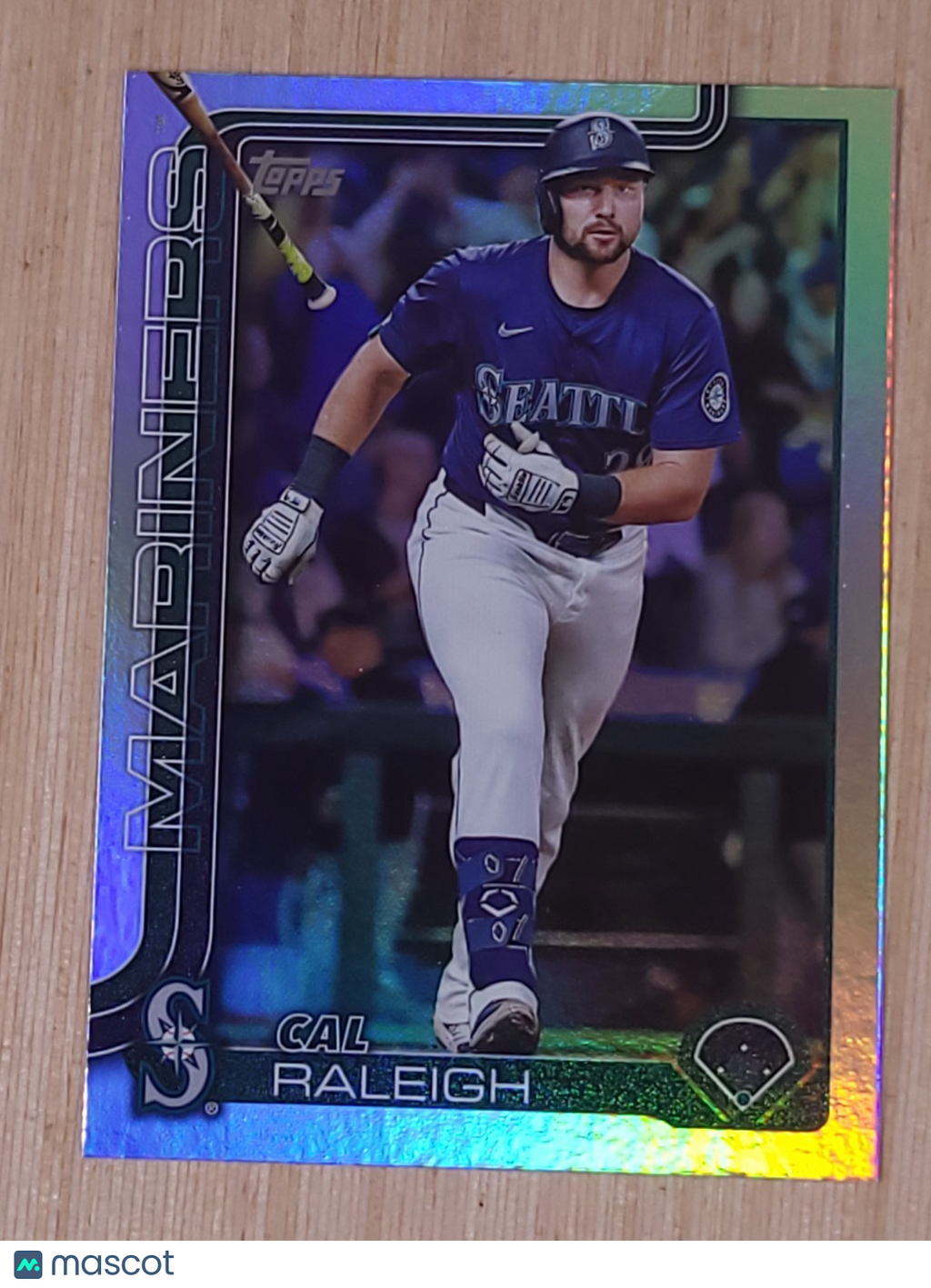 2025 Topps Series 2 #603 Cal Raleigh Rainbow Foil