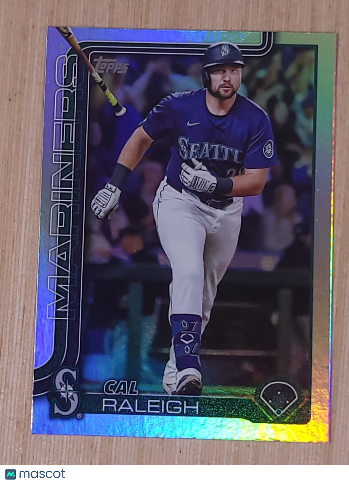 2025 Topps Series 2 #603 Cal Raleigh Rainbow Foil