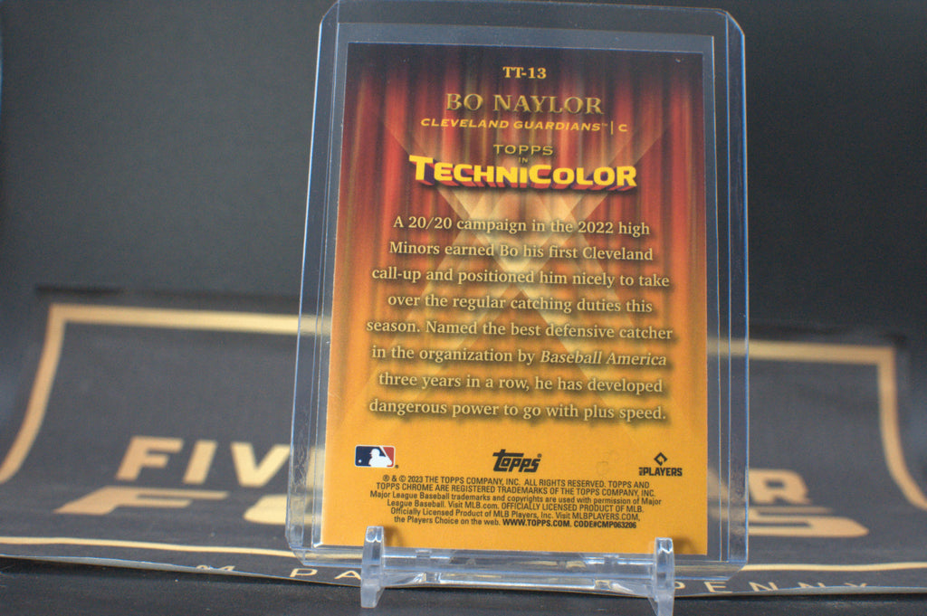 2023 Topps Chrome in Technicolor: Bo Naylor #TT-13