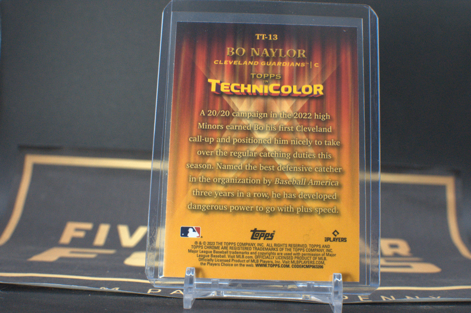 2023 Topps Chrome in Technicolor: Bo Naylor #TT-13