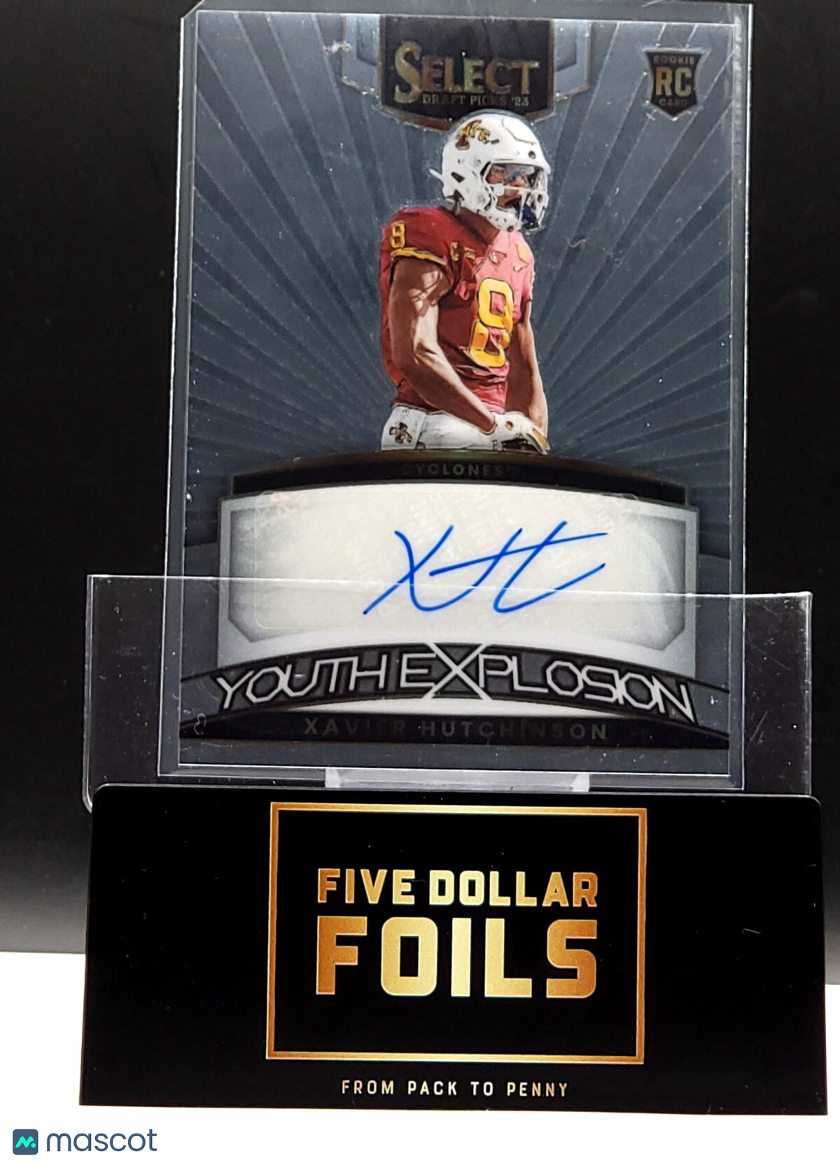 2023 Panini Select Draft Picks #YS-XHU Xavier Hutchinson Auto