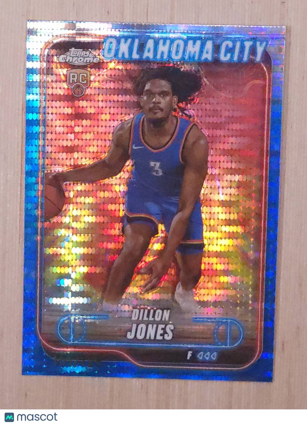 2024-25 Topps Chrome #189 Dillon Jones Blue Sonar