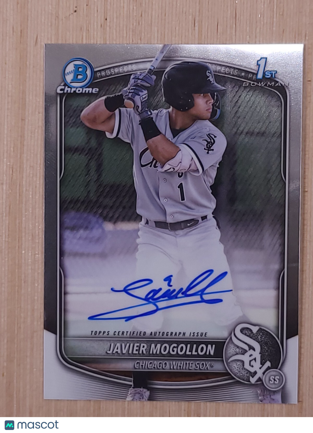 2025 Bowman - Chrome Prospect Autographs Javier Mogollon #CPA-JMO (AU, RC)