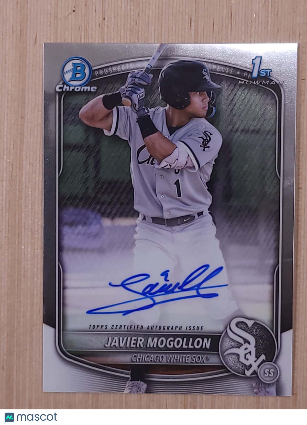 2025 Bowman - Chrome Prospect Autographs Javier Mogollon #CPA-JMO (AU, RC)
