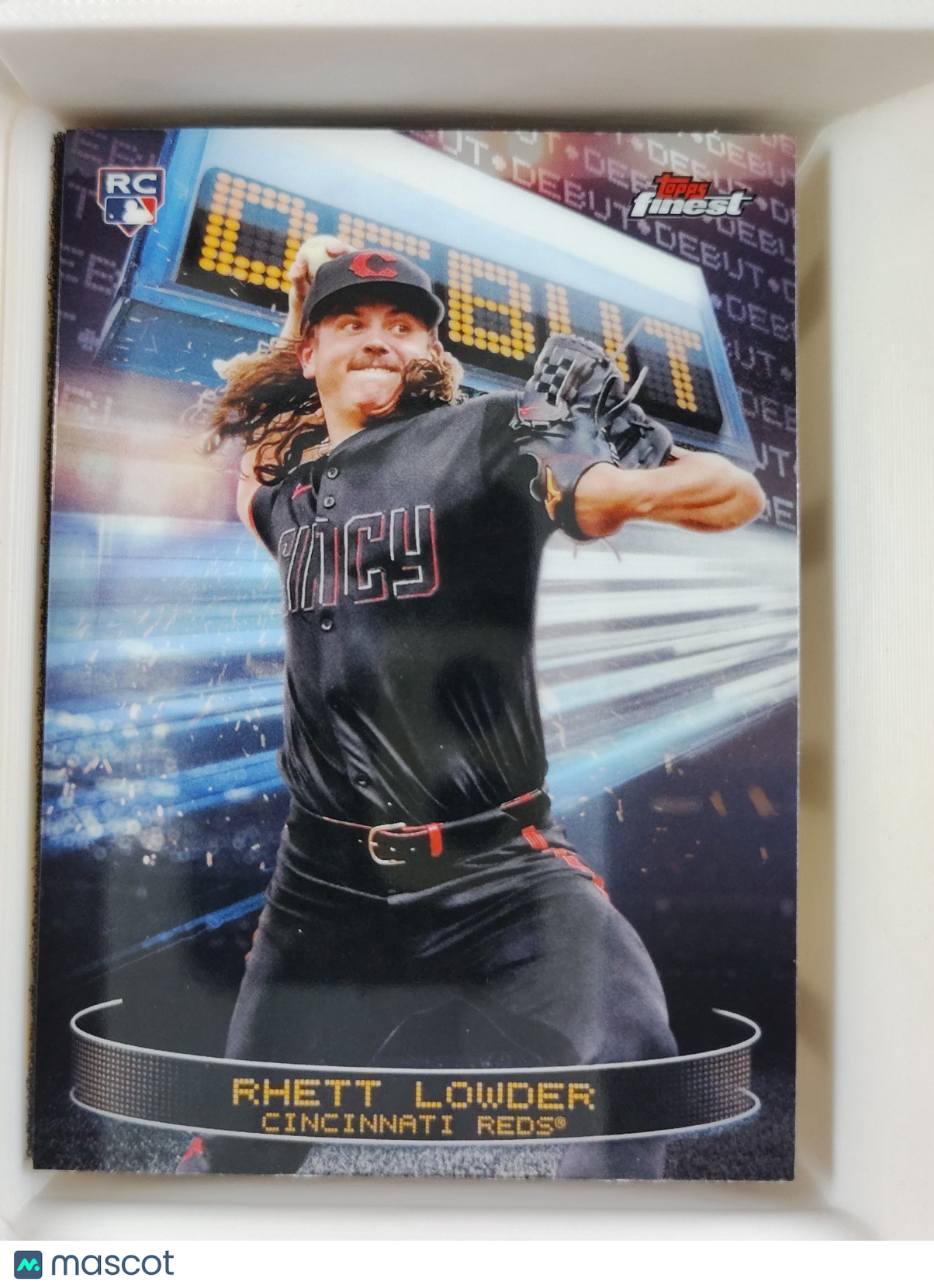 2025 Topps Finest - Debut Rhett Lowder #D-10 (RC)