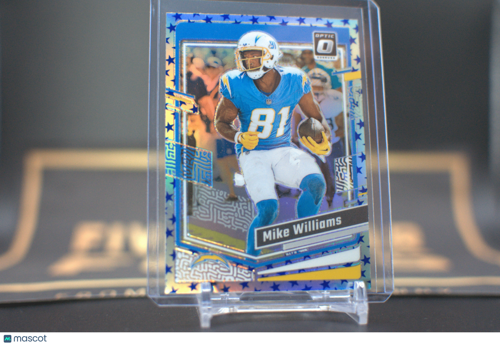 2023 Donruss Optic Silver Holo Prizm STARS Mike Williams LA Chargers #107