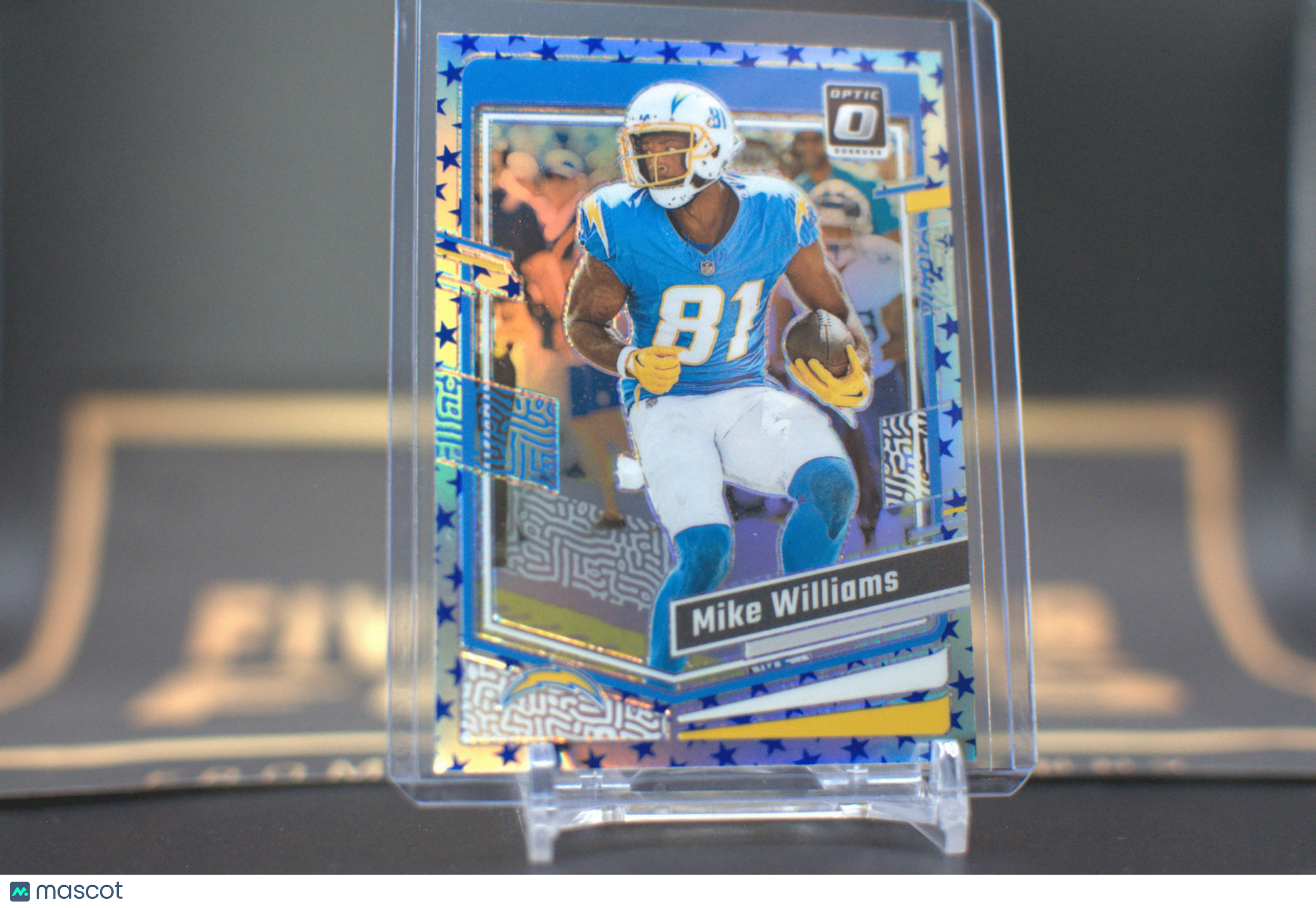2023 Donruss Optic Silver Holo Prizm STARS Mike Williams LA Chargers #107