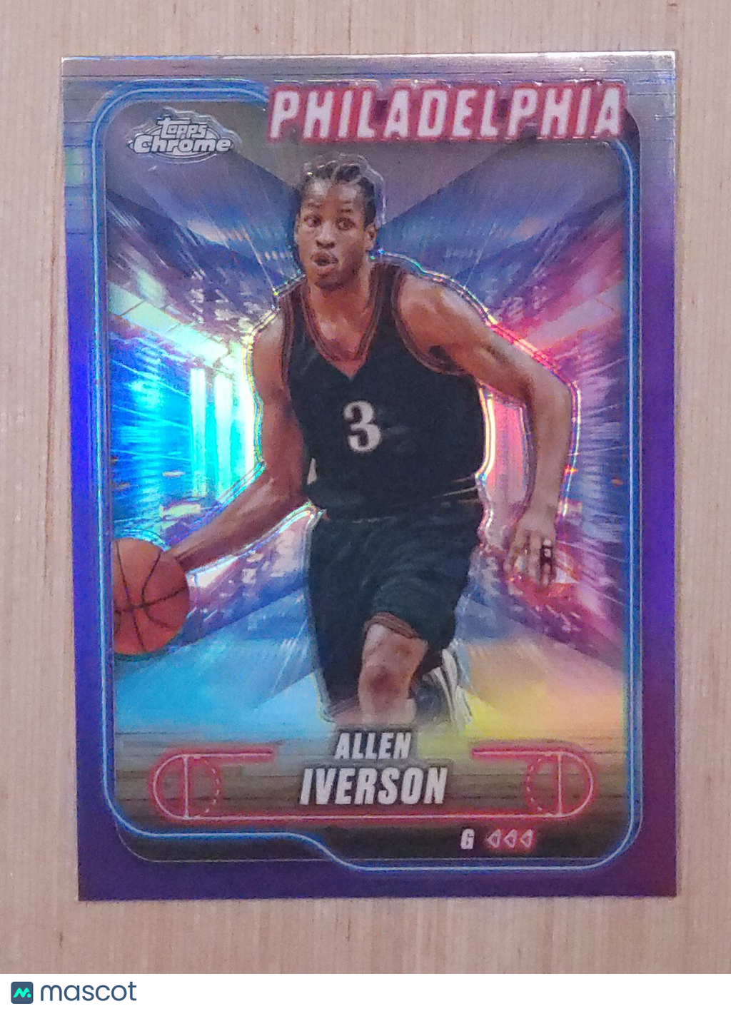 2023-24 Topps Chrome - Allen Iverson #94 Purple