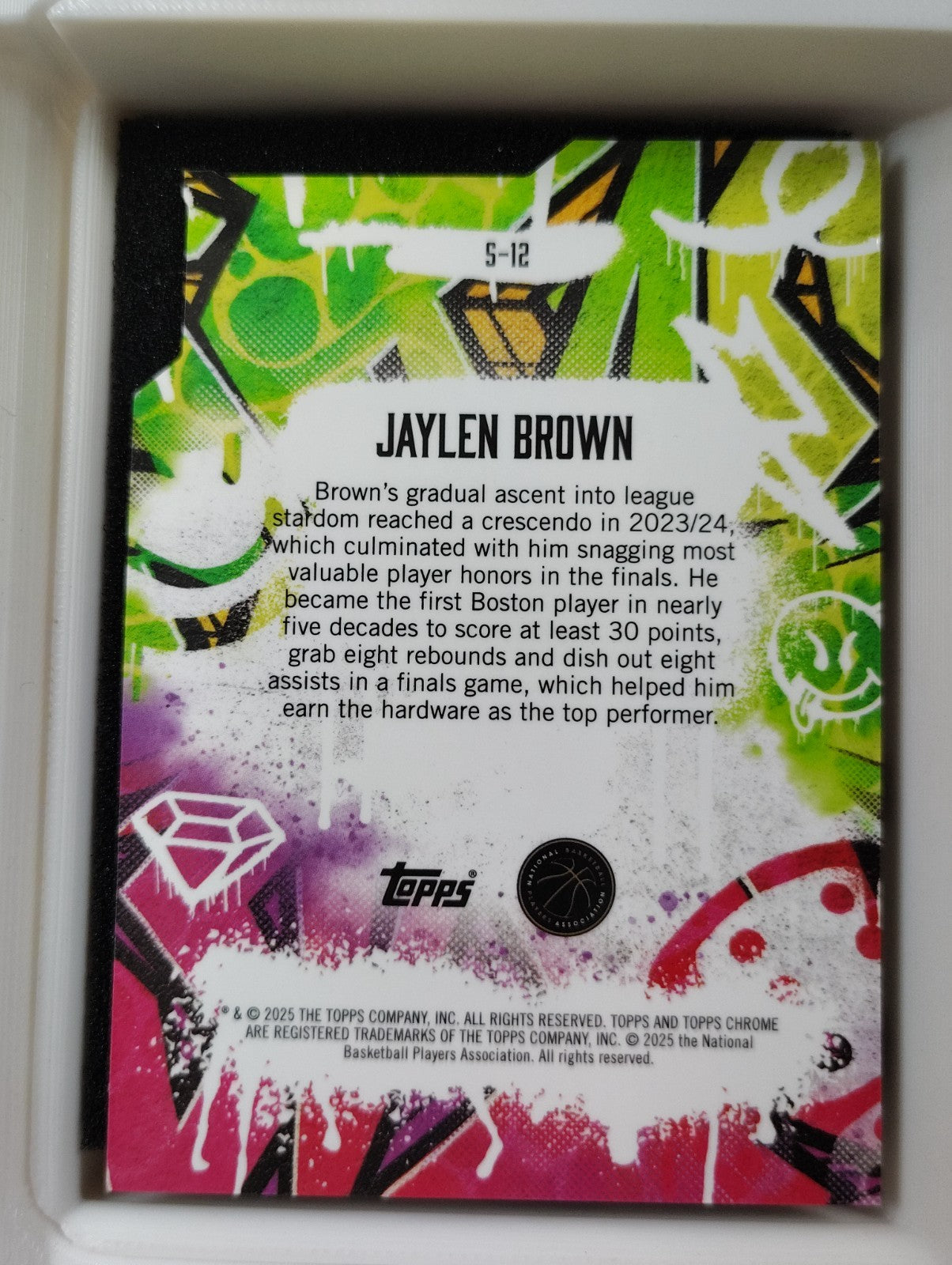 2024-25 Topps Finest Show Stoppers #S-12 Jaylen Brown