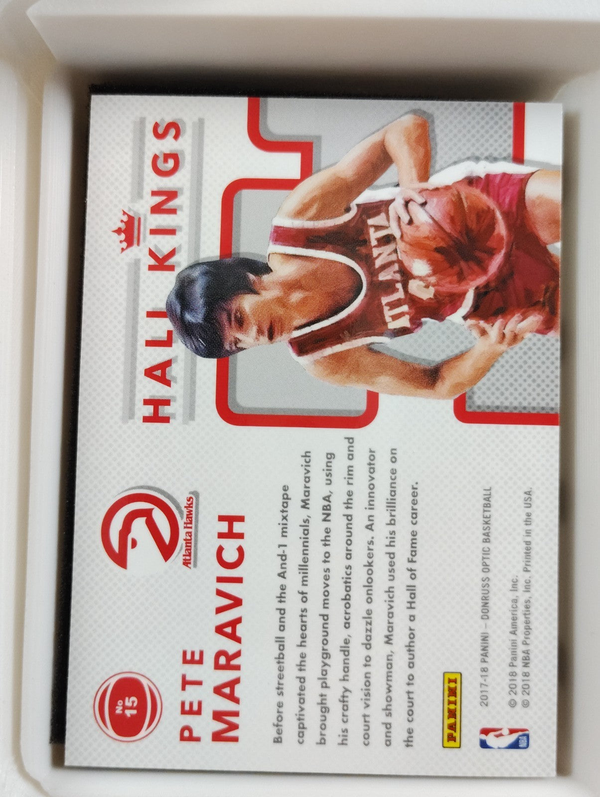 2017-18 Panini Donruss Optic Hall Kings #15 Pete Maravich