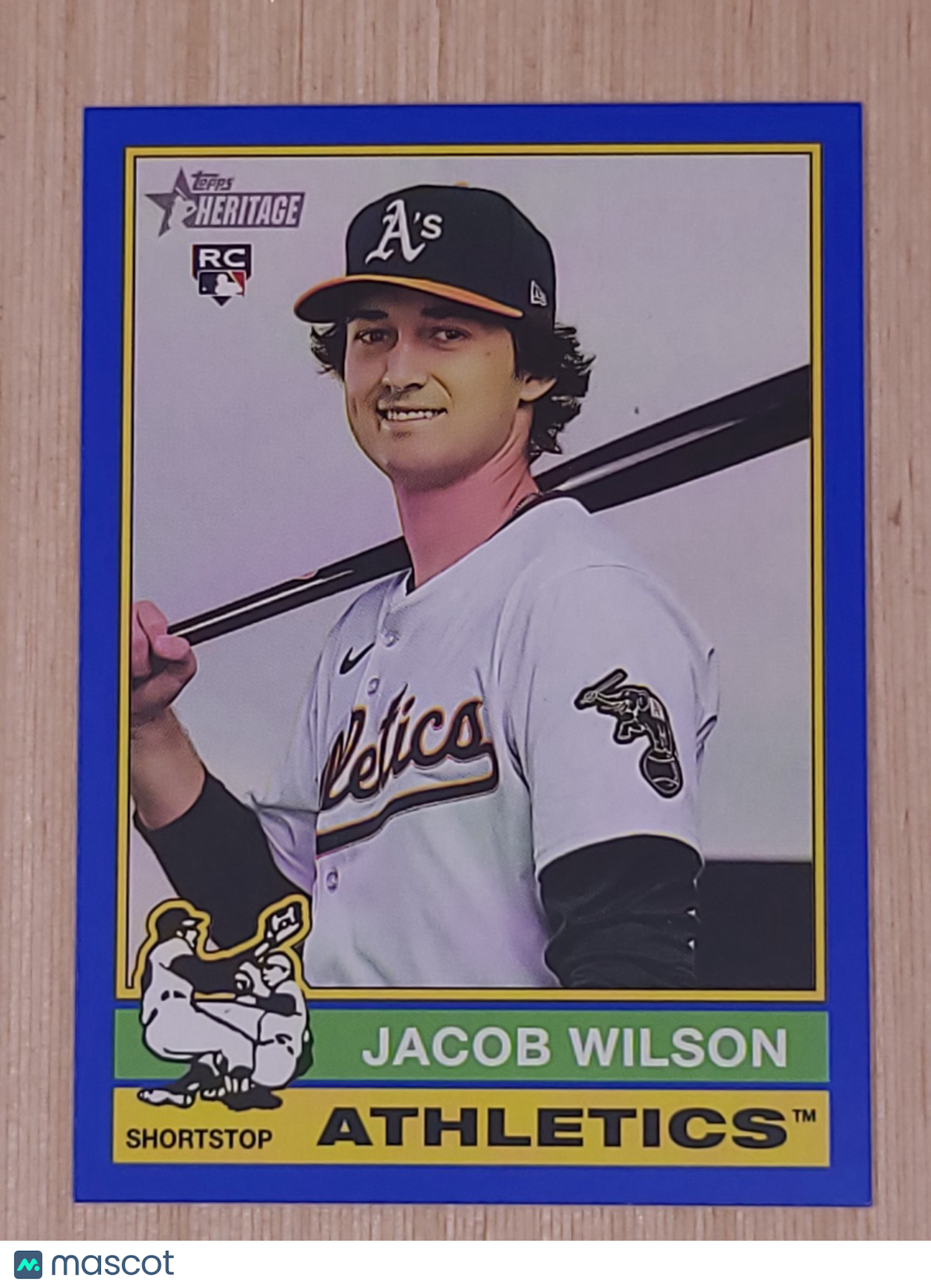 2025 Topps Heritage Jacob Wilson #15 Blue