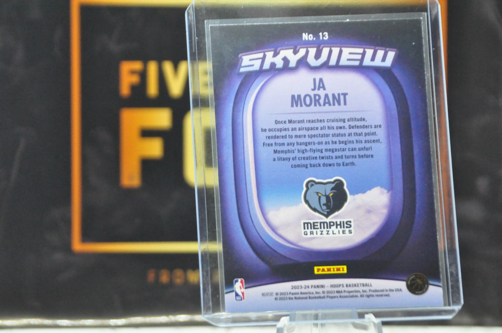 Ja Morant [Winter] #13 (2023 Panini Hoops Skyview)