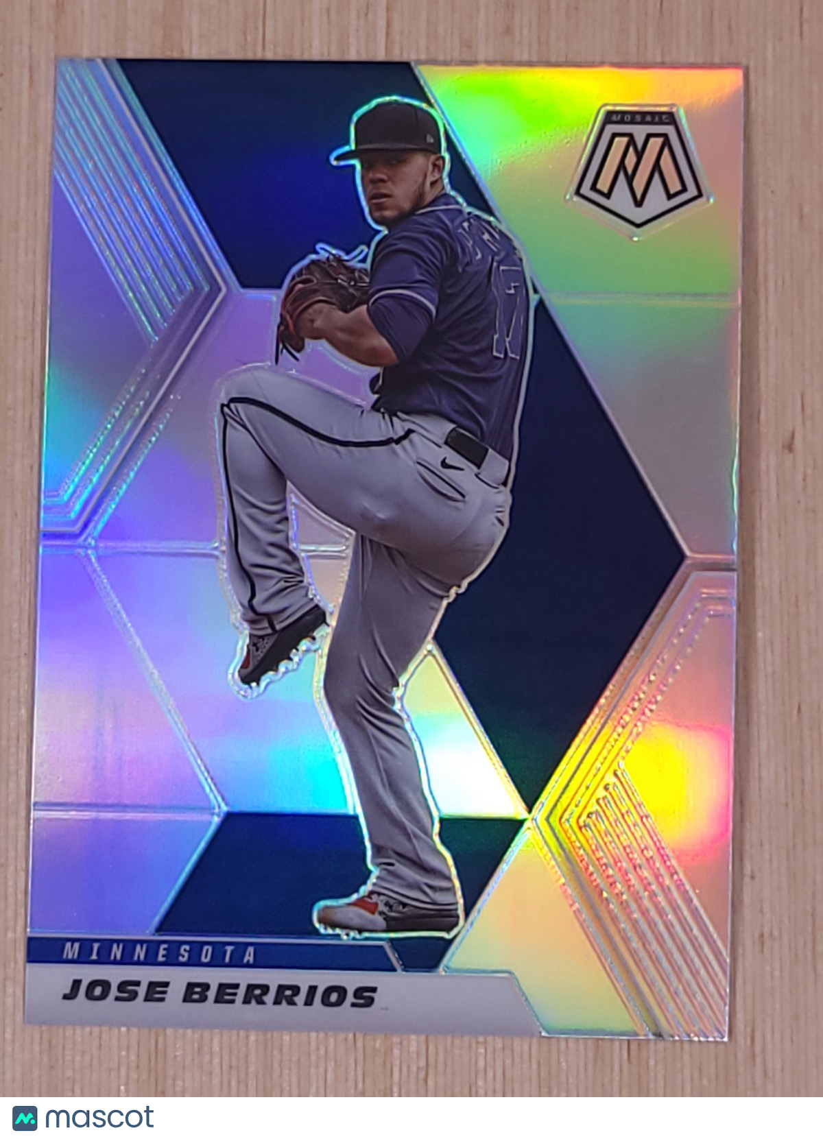 2021 Panini Mosaic - José Berríos #184 Silver Prizm