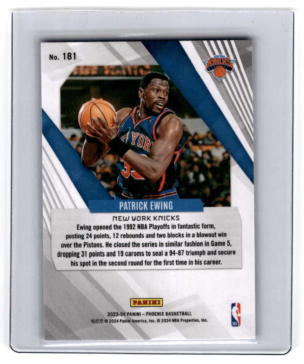 2023 Panini Phoenix Patrick Ewing #181 **Free Shipping @ $10+**