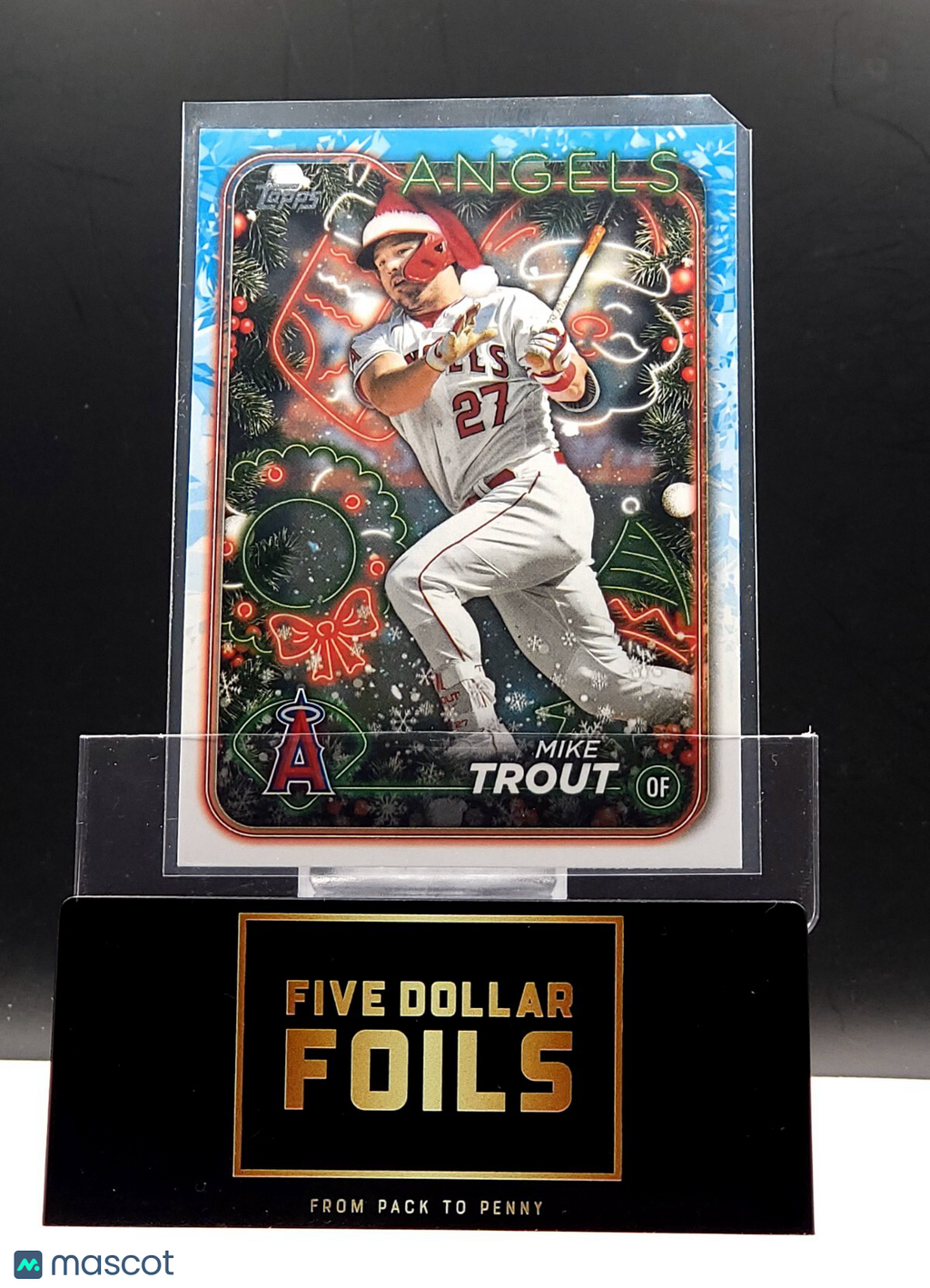 *Free Shipping @ $10* 2024 Topps Holiday - Holiday Variation #H27 Mike Trout