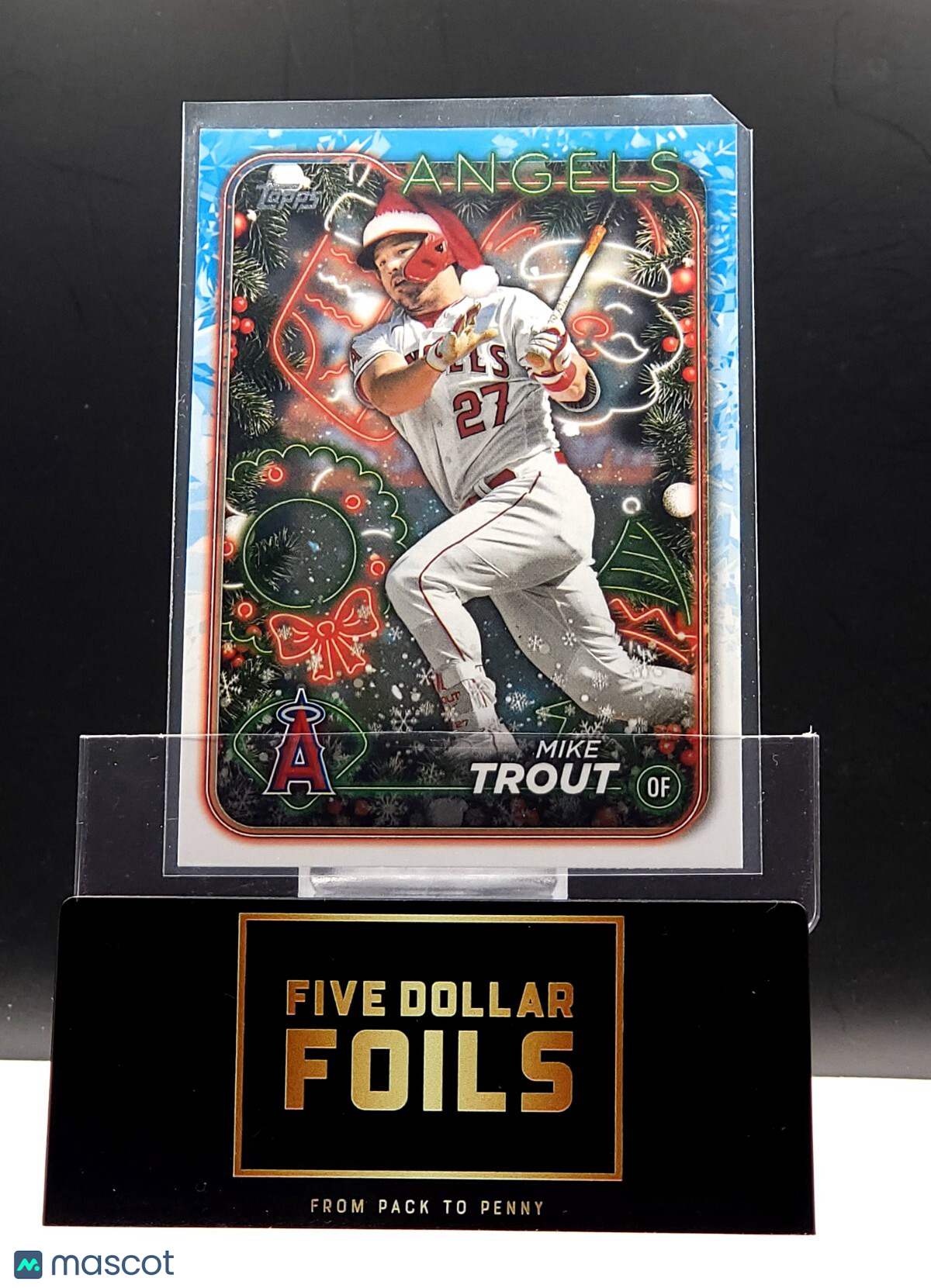 *Free Shipping @ $10* 2024 Topps Holiday - Holiday Variation #H27 Mike Trout