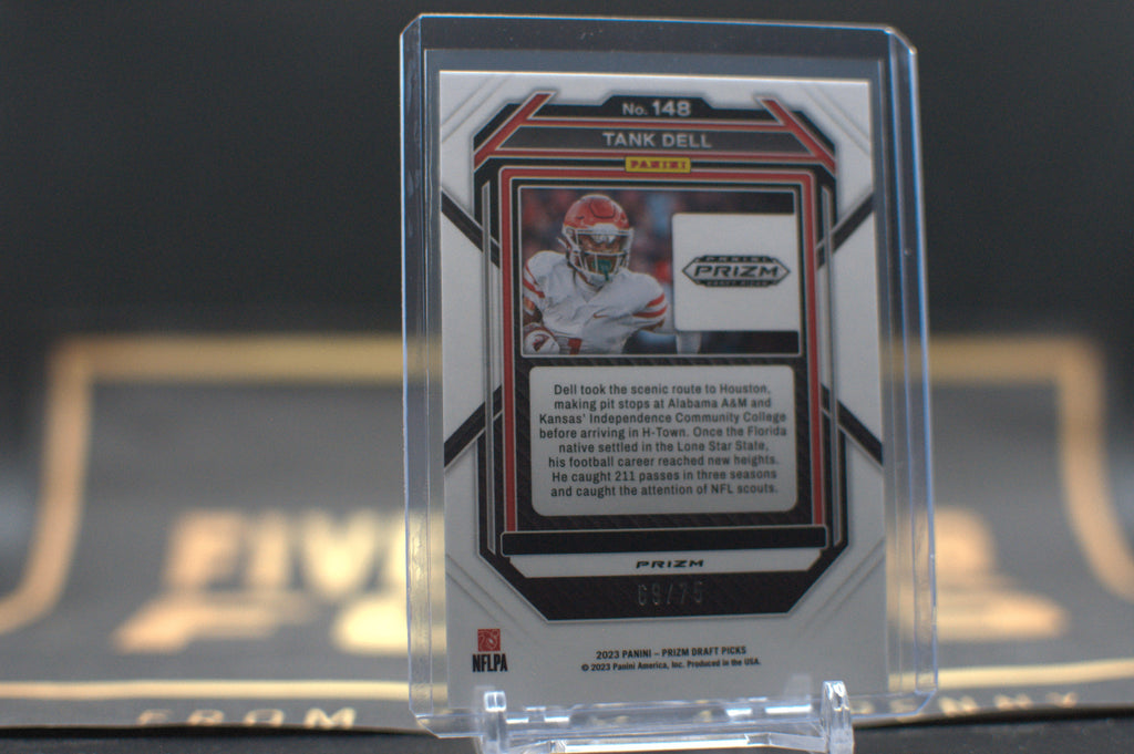 2023 Panini Prizm Draft Picks : Tank Dell [Purple] #148