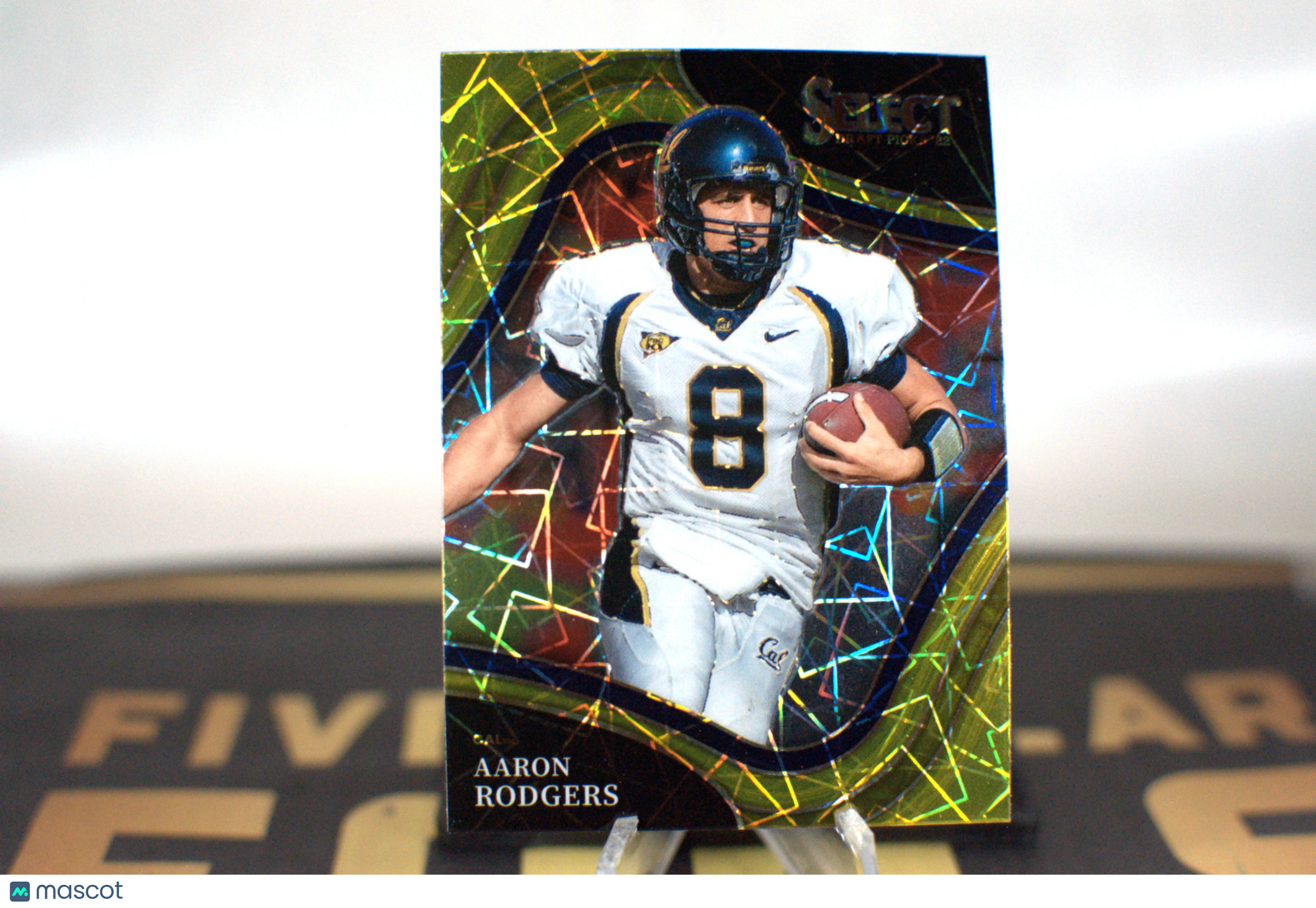 2022 Panini Select Draft Picks : Aaron Rodgers [Gold Laser] #126