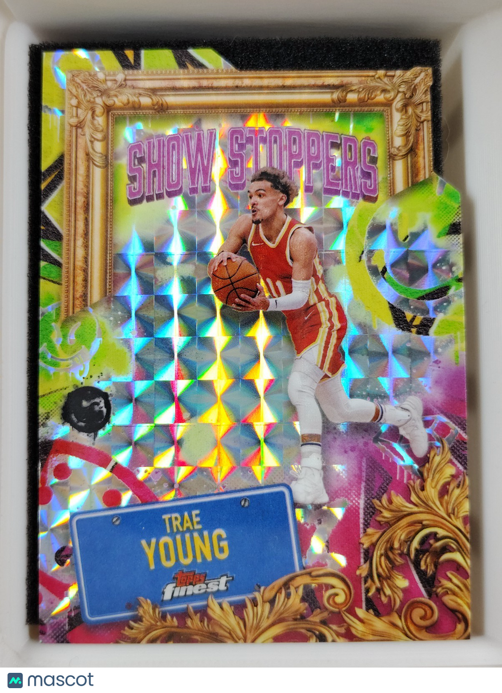 2024-25 Topps Finest Show Stoppers #S-10 Trae Young X Fractor