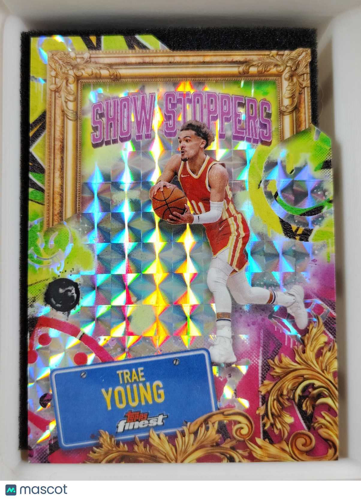 2024-25 Topps Finest Show Stoppers #S-10 Trae Young X Fractor