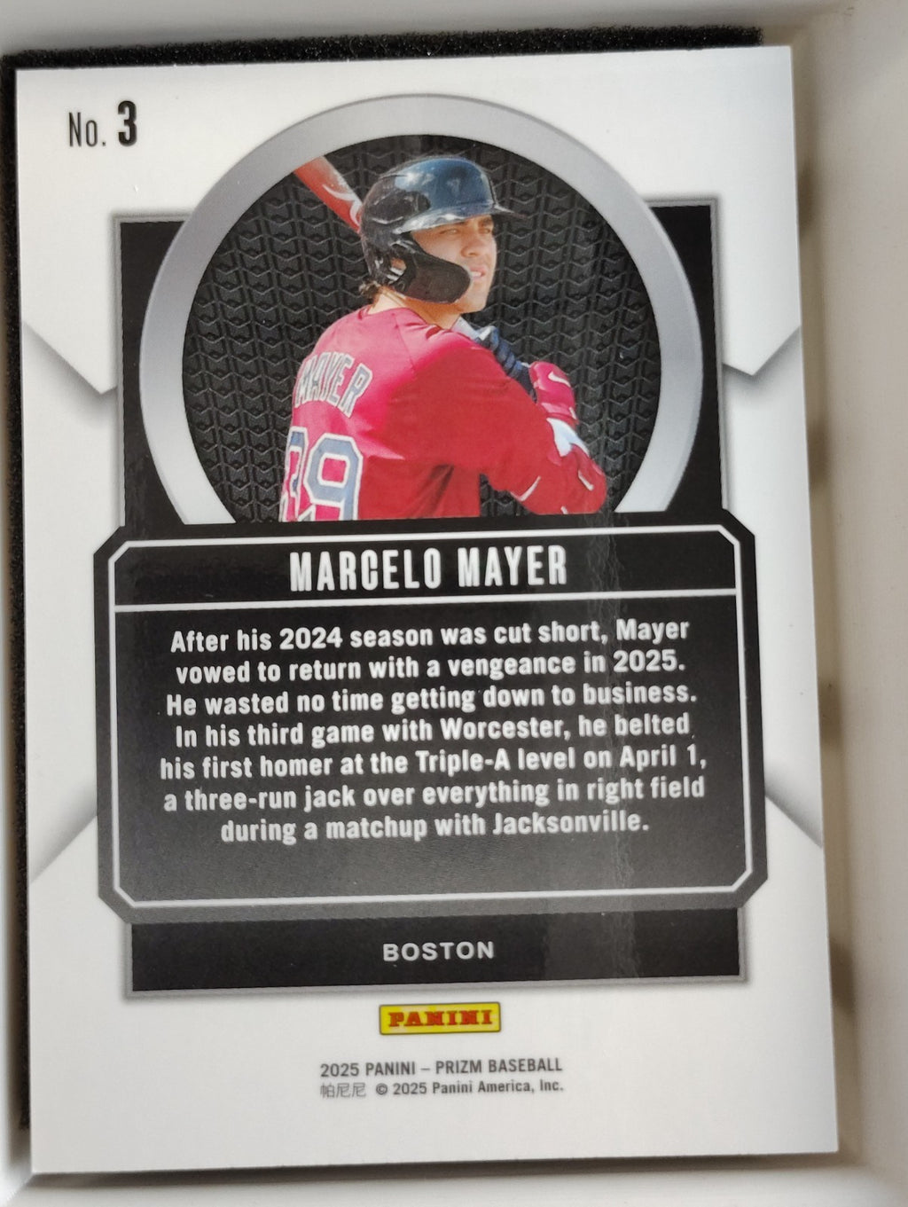 2025 Panini Prizm Talisman #3 Marcelo Mayer