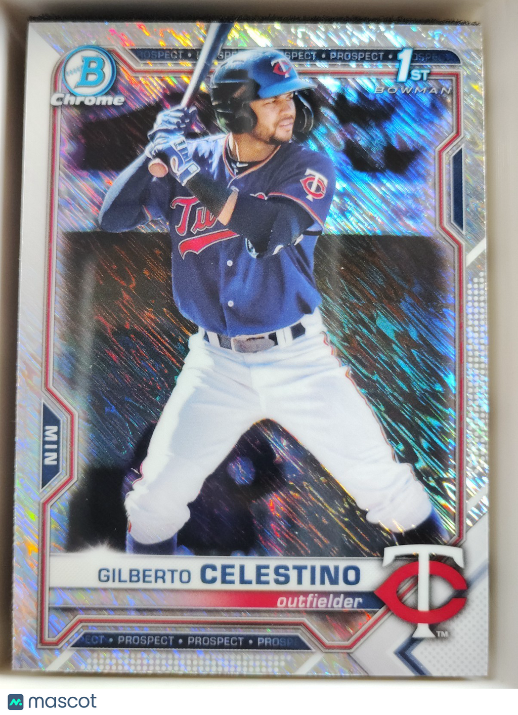 2021 Bowman Chrome #BCP-232 Gilberto Celestino Shimmer