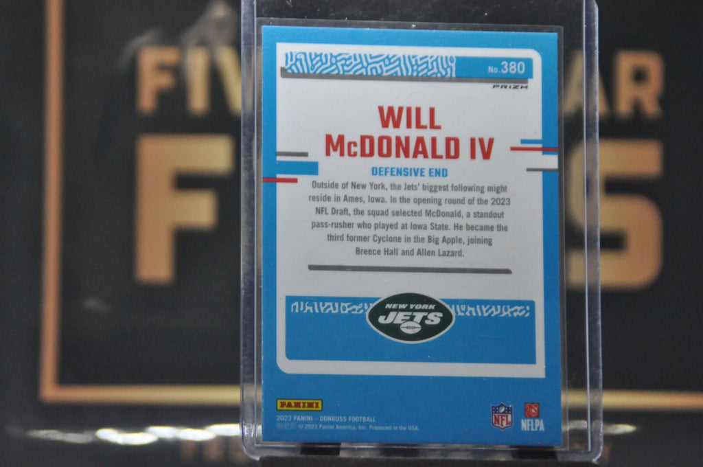 Will McDonald IV [Optic Preview Red Wave] #380 (2023 Panini Donruss)
