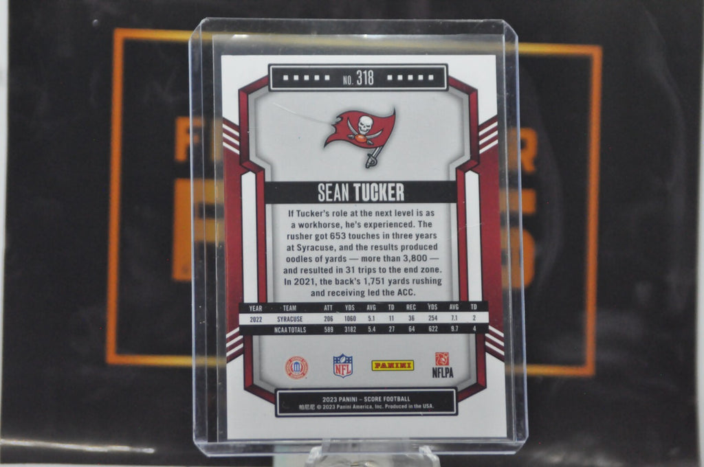 2023 Panini Score: Sean Tucker [Lava] #318 #032/565