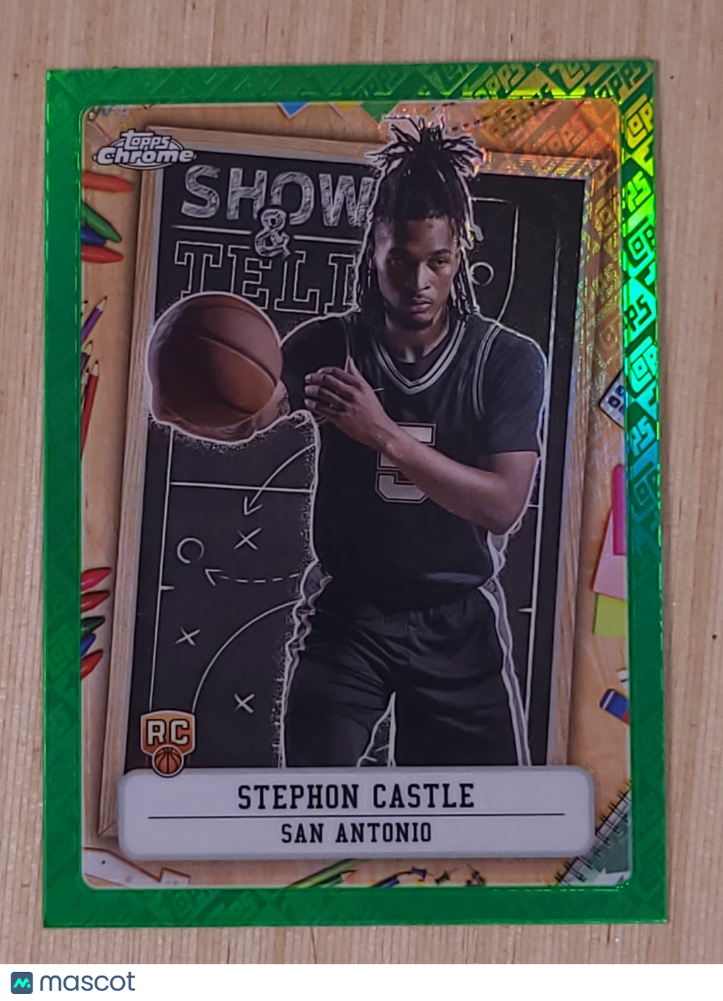 2024-25 Topps Chrome Show & Tell Stephon Castle #ST-13 Green Topps