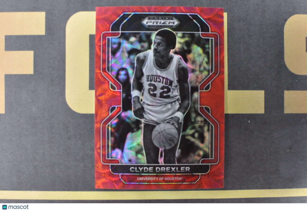 Clyde Drexler [Choice Red] #9 (2022 Panini Prizm Draft Picks) 17/88