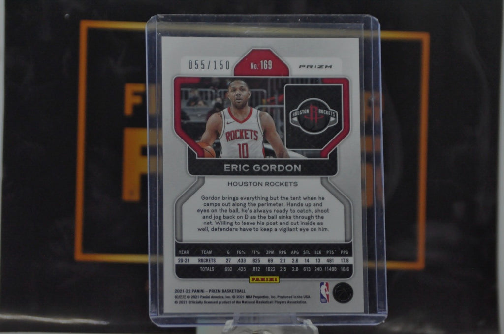2021 Panini Prizm: Eric Gordon [Fast Break Blue Prizm] #169 #055/150