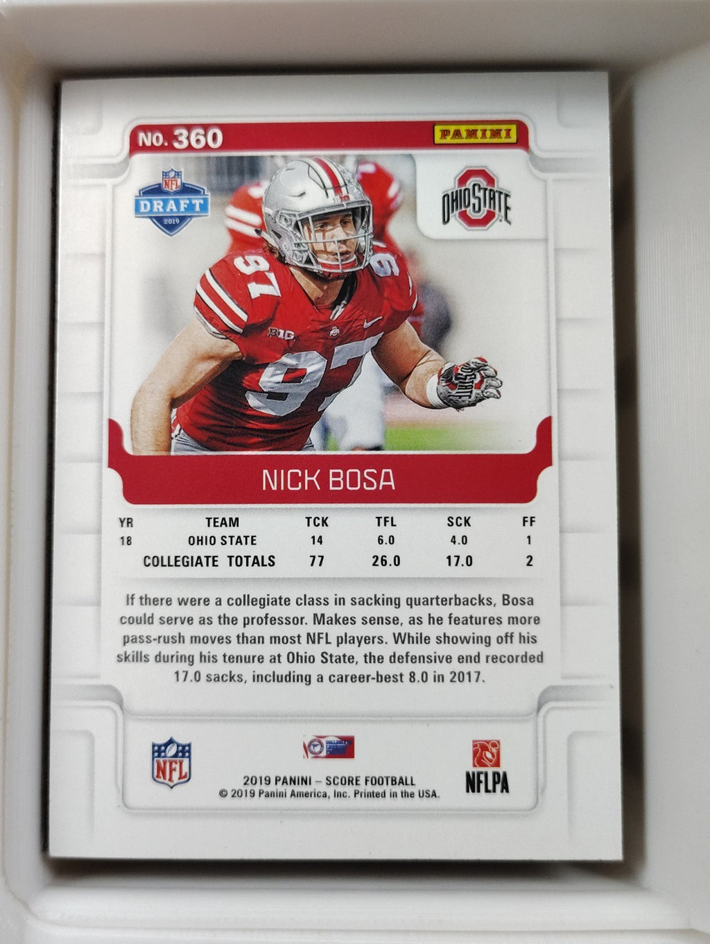 2019 Score - Nick Bosa #360