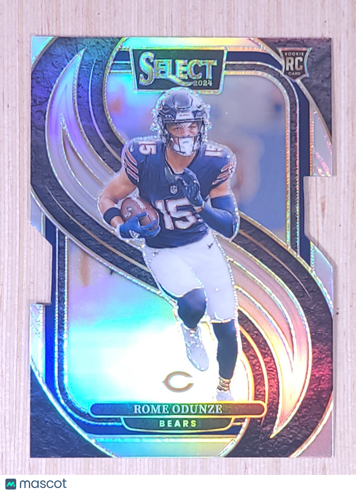 2024 Panini Select #136 Rome Odunze Prizm Die-Cut Premier Level