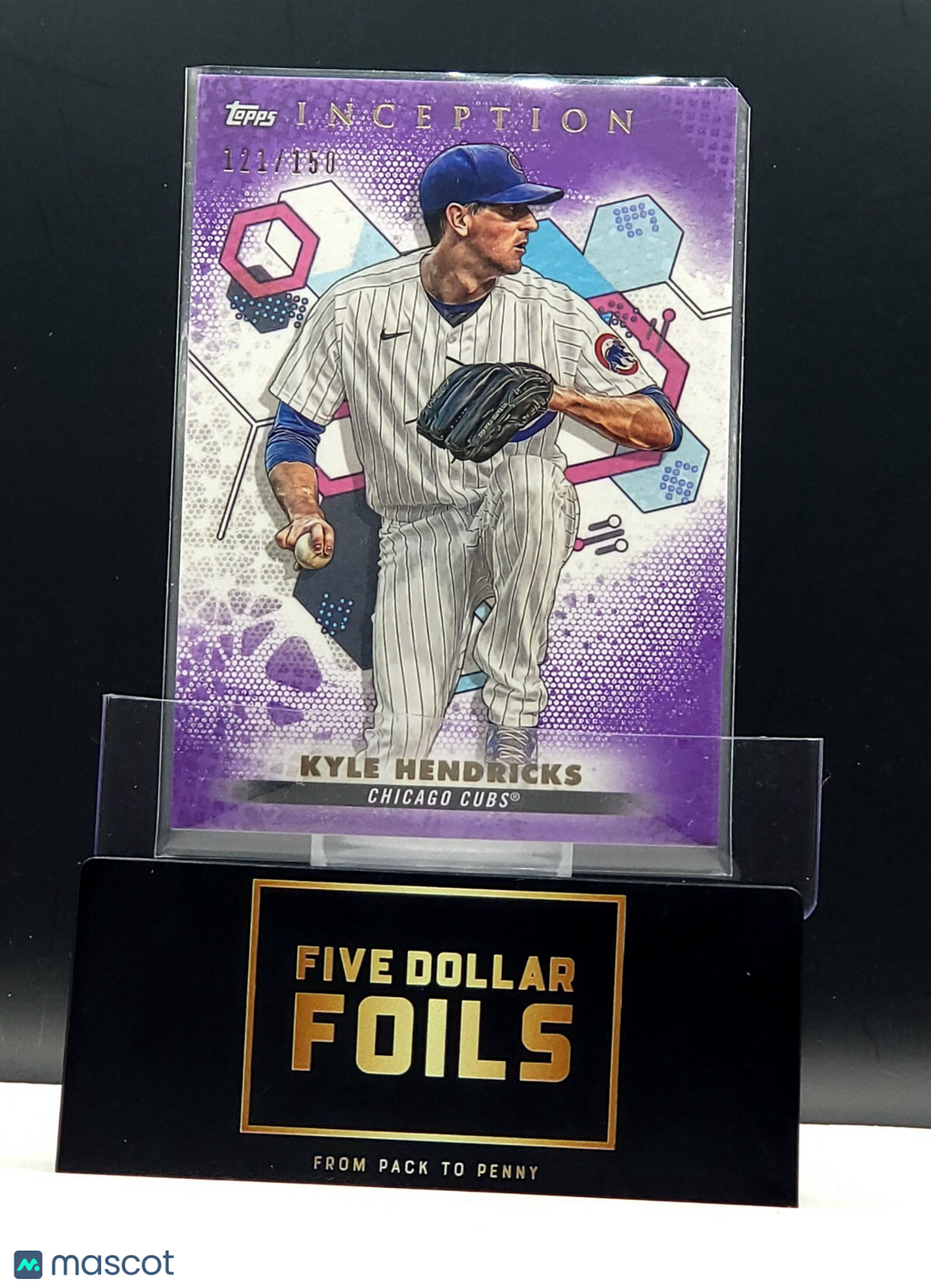 *Free Shipping @ $10* 2022 Topps Inception - #25 Kyle Hendricks Purple 121/150