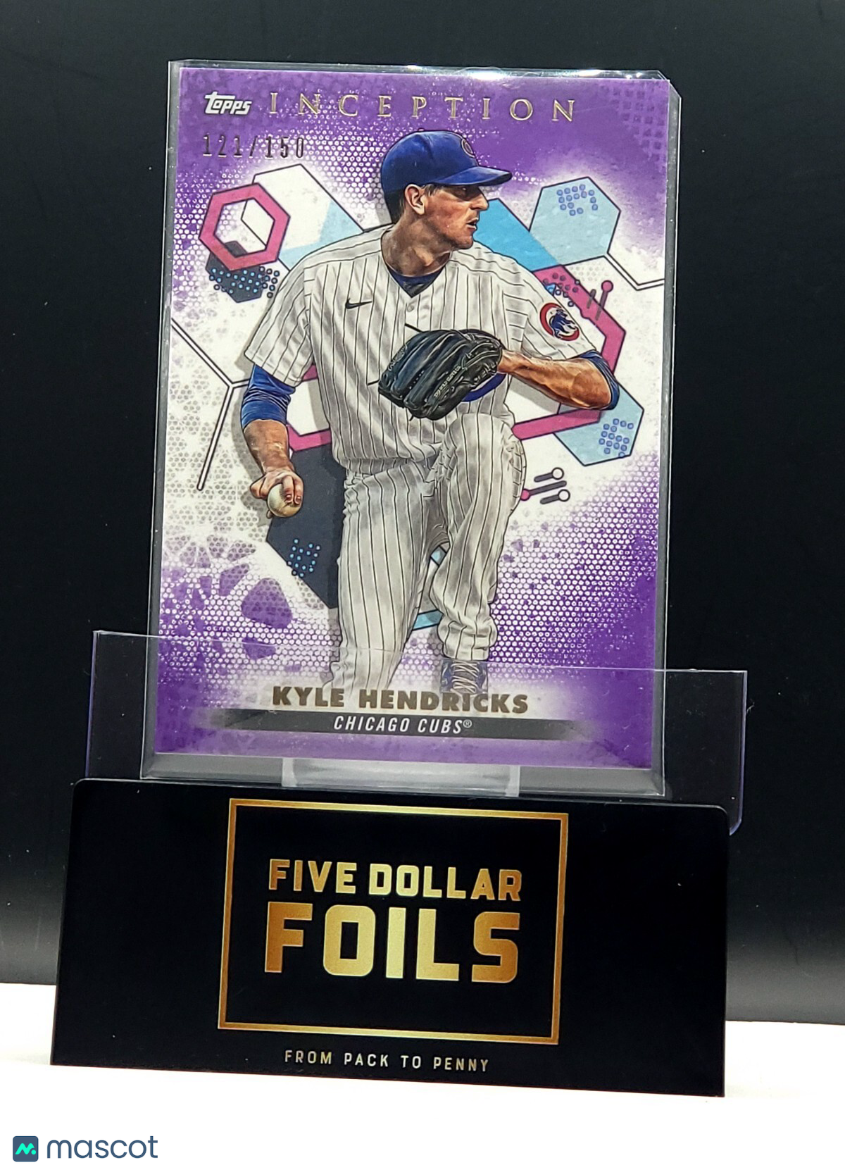 *Free Shipping @ $10* 2022 Topps Inception - #25 Kyle Hendricks Purple 121/150