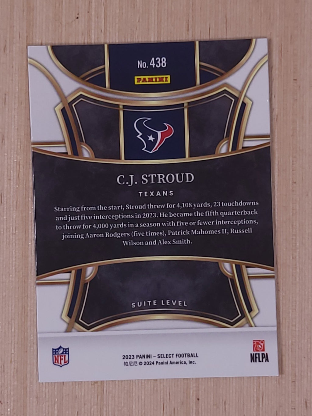 2023 Panini Select - Suite Level C.J. Stroud #183 (RC)